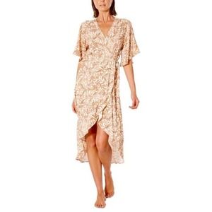 Rip Curl Lunar Tides Wrap Dress High‎ Low NWT Size XXS